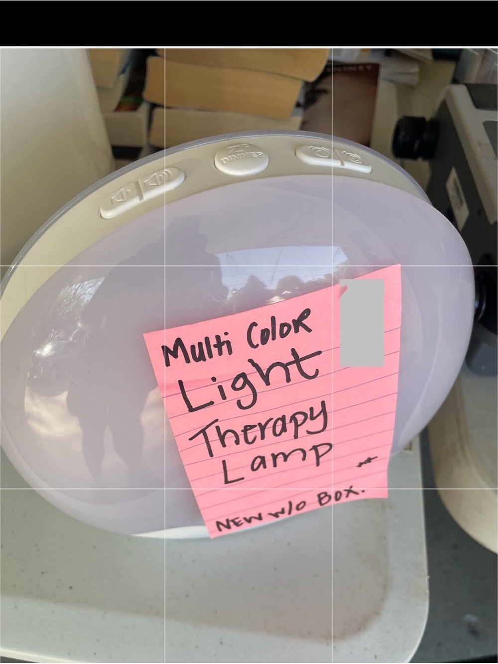 Multi-Color Light + Wake Up + Sound Therapy Lamp Alarm Clock